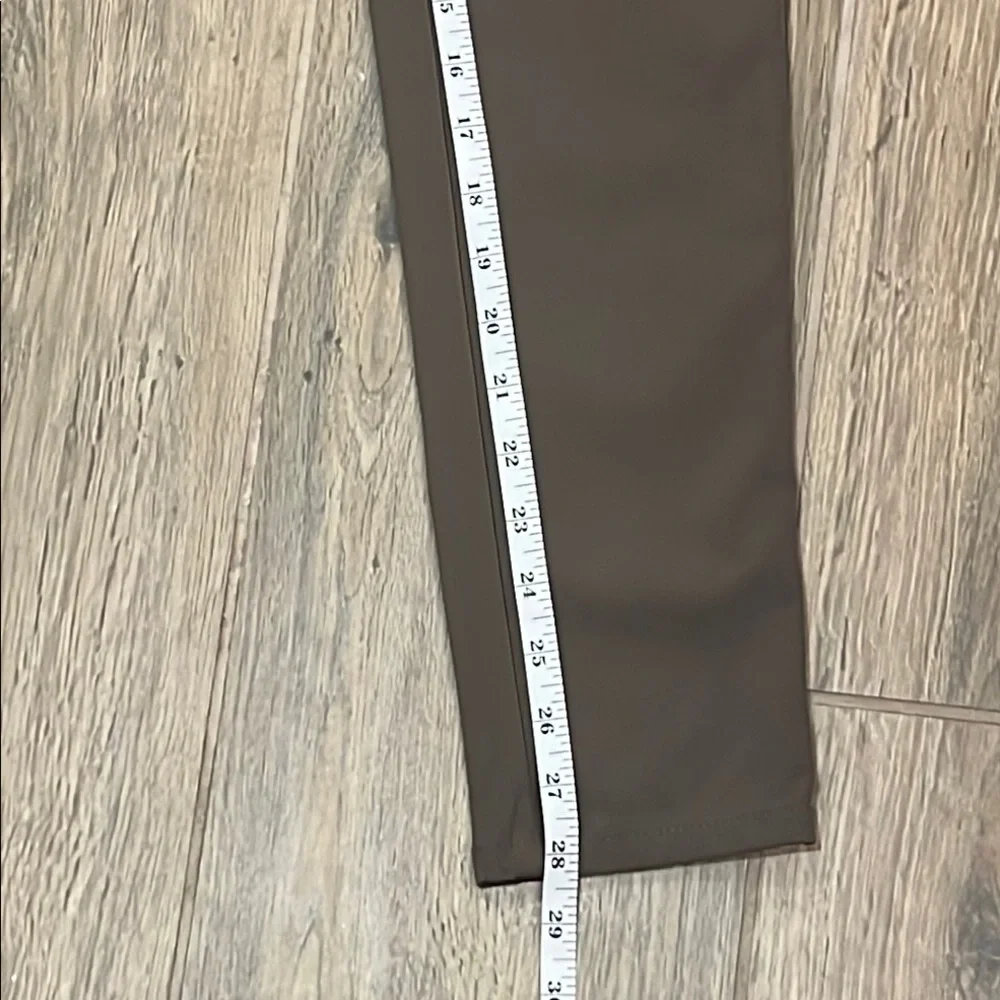 Lafayette 148 Pants New York Mercer Trousers Nougat Brown Dark Tan Stretchy Luxe - Picture 10 of 14